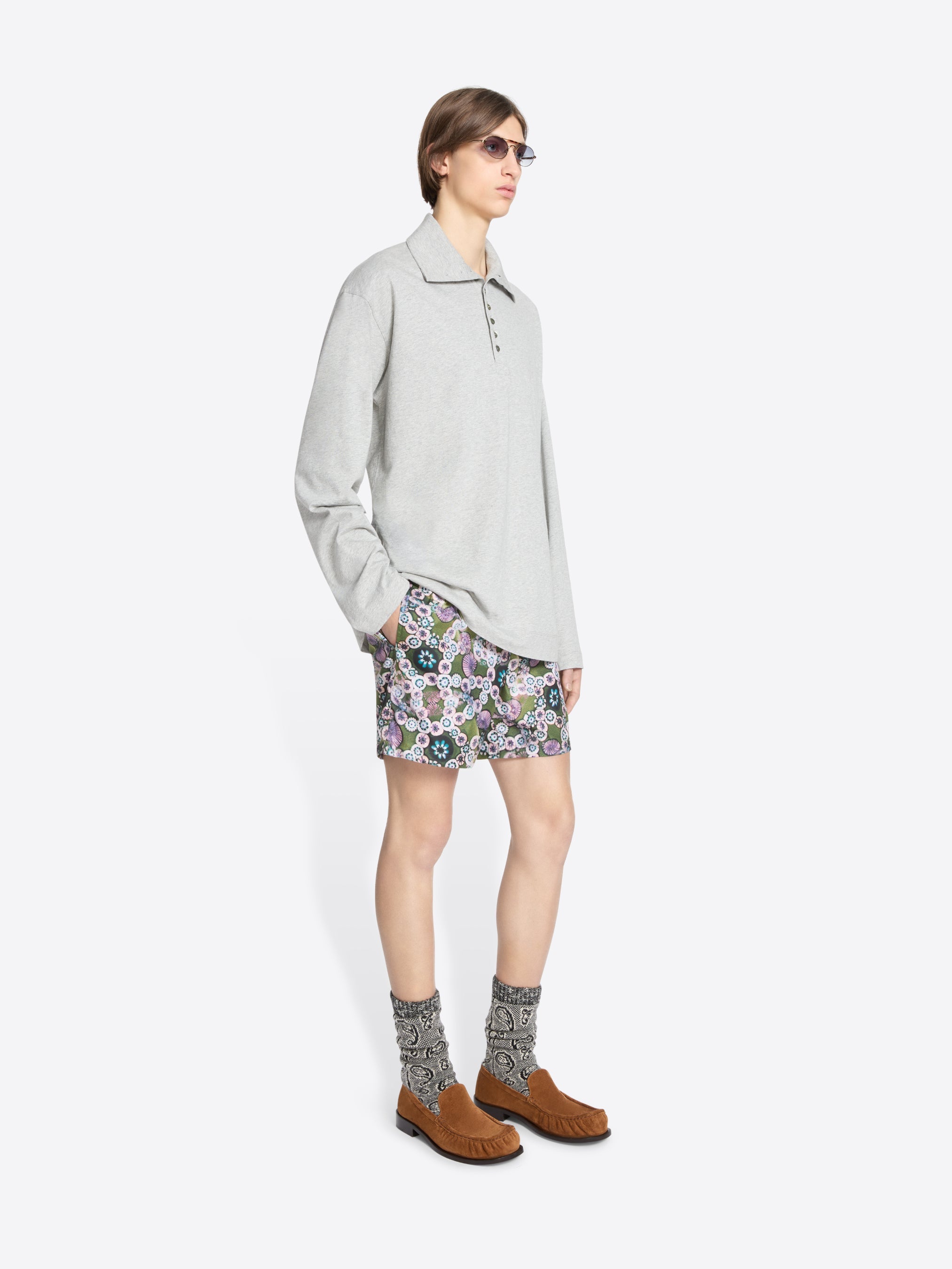 Turtleneck cotton tee
